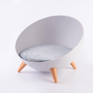 Lit d'usine universel et durable avec support, nid hémisphérique pour petits animaux, hamac-lit amovible et lavable - Product Image 1