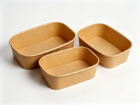 Bol alimentaire jetable en plastique double couleur de 420 ml, style japonais, pour nouilles, soupes et salades, avec couvercle