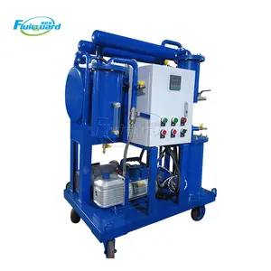 Máquina de filtro de aceite de transformador de vacío de decoloración de aceite hidráulico de nuevo diseño