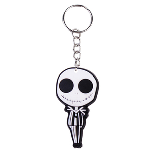 Nuevo Llavero de Goma Personalizado con Diseño de 'The Nightmare Before Christmas', Ecológico, Duradero, en Forma Personalizada, Venta al Por Mayor - Product Image 4