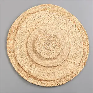 Eco-friendly Natural Seagrass Water Hyacinth <b>Rattan</b> Table Mats & Pads <b>Placemats</b> for Dining Table Home & Wedding Setting - Product Image 3