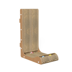 L Shape Cat Scratcher Board 5 Layer Thick <b>Corrugated</b> <b>Paper</b> Furniture Protector Replaceable Core Pet Supply - Product Image 5