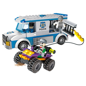 COGO 261 pièces, <span class=keywords><strong>voiture</strong></span> de <span class=keywords><strong>police</strong></span>, blocs de construction éducatifs pour enfants, jouets pour enfants - Product Image 5