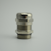 Nickel plated brass cable gland pg thread Pg9 with IP68 protection degree