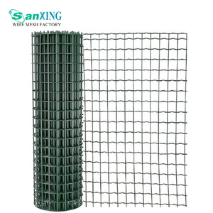 Green Euro Fence PVC Coated Welded Wire Fence for Garden Boundary Fencing - Product Image 2