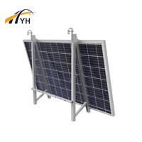 Support de montage solaire en aluminium YH AL6005-T5 pour panneaux solaires bifaciaux, structure de support au sol et système de fixation