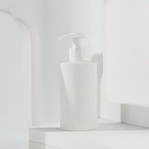 PE el yıkama cilt bakımı losyon şişeleri plastik saklama kutusu ambalaj 200ml beyaz pompa şampuan krem şişesi