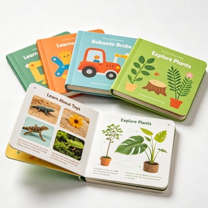 Impresión Digital a Todo Color Personalizada, Encuadernación Perfecta, Cartón Corrugado, Libros de Cuentos Educativos para Bebés y Niños, Fabricante - Product Image 1