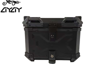 Coffre de moto en alliage d'aluminium, 36L, fabrication directe usine, coffre électrique, personnalisable