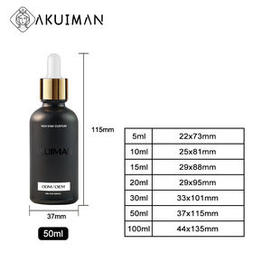 10ml amber frosted oil dropper bottle with <b>boxes</b> - Product Image 5