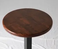 Vente à Chaud Table Ronde De Restaurant Dessus De Table En Bois Résine Dessus De Table À Manger Café Table Ronde