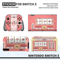 Autocollants de protection antidérapants pour console de jeu N Switch 2, autocollants pour console Switch2, anti-poussière et résistants à l'usure