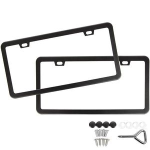 Tamaño de EE. UU. Aleación de aluminio Acero inoxidable Metal Juego completo con todos los componentes Matrícula Prame - Product Image 1