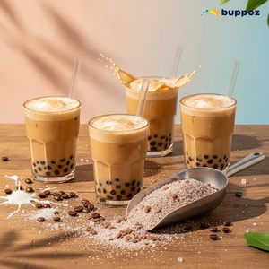 กาแฟสำเร็จรูปชนิดผง 1 กก. บรรจุถุง ฮาลาล HACCP สำหรับร้านชานมไข่มุก ขายส่ง รสชาติสั่งทำได้ - Product Image 6