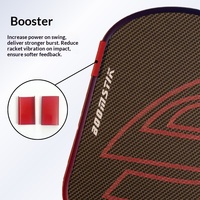 Raquette de pickleball tout-en-un pressée thermiquement en fibre de carbone T700, finition mate K-fiber premium, 230g, 41.5cm, 16mm, pour l'entraînement