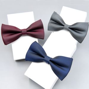 Corbata de Moño Clásica de Satén para Caballero, Ajustable, para Bodas y Fiestas - Product Image 2