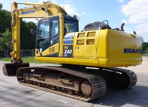 Komatsu PC240lc d'origine japonaise de haute qualité a utilisé l'excavatrice 24TON grande pelle hydraulique de seau de chenille Pc240 - Product Image 3