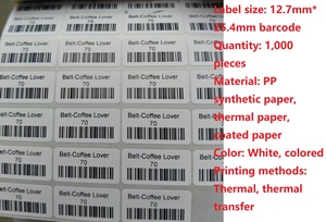 Tùy Chỉnh Dính <span class=keywords><strong>Sticker</strong></span> Nhãn 500/1000 Tấm Biến Liên Tục Loạt Số Tự Dính Giấy Cho Siêu Thị Tùy Chỉnh - Product Image 5