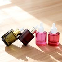 Vente Flash : Flacon compte-gouttes en verre vide personnalisé pour cosmétiques, nettoyants visage, huiles essentielles et parfums – 15ml, 30ml, 50ml, 100ml