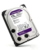 Disques durs internes Purple WD85PURZ 8 To, disques durs Purple pouvant être installés dans un NVR CCTV