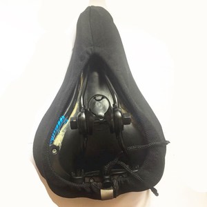 Funda para sillín de bicicleta Fengyzuodoian, almohadilla de silicona transpirable negra y cómoda para asiento de ciclismo, para bicicleta de montaña, unisex para adultos - Product Image 3