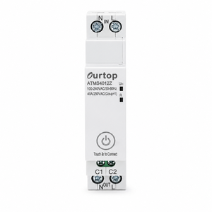 Compteur d'énergie intelligent Zigbee 1P 40A <span class=keywords><strong>sur</strong></span> rail DIN, minuterie durable, surveillance de la consommation d'énergie, relais de minuterie, TUYA <span class=keywords><strong>Smartlife</strong></span> - Product Image 4