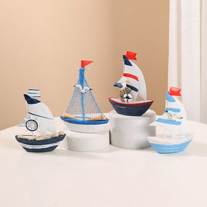 La nueva decoración de <span class=keywords><strong>velero</strong></span> de madera del Mediterráneo, modelo de <span class=keywords><strong>velero</strong></span> creativo, artesanías para decorar <span class=keywords><strong>el</strong></span> océano, accesorios de tiro con viento - Product Image 1