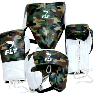 Ensemble d'entraînement et de sparring Fly neuf, sur mesure, en cuir professionnel, dernier modèle, ensemble de boxe Fly super confortable, ensemble de kickboxing Fly - Product Image 1