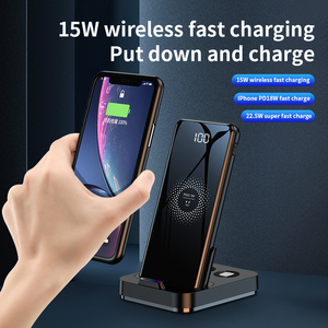 Cargador Inalámbrico 3 en 1 de Carga Rápida de 10 W, Base de Carga T3 para iPhone, iWatch y Airpods Pro - Product Image 3
