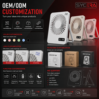 Ventilateur de bureau portable rechargeable USB, ventilateur de table, batterie 2000 mAh, ultra fin, silencieux, ventilateur personnel de refroidissement, OEM ODM, logo personnalisé