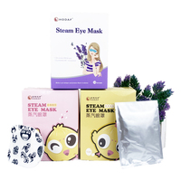 Masque oculaire chauffant instantané doux et personnalisé à la vapeur, masque oculaire jetable à vapeur chaude et personnalisée