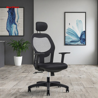 Nouvelle Chaise de Bureau Ergonomique Moderne Exécutive à Dossier Haut Réglable en Tissu Mesh Pivotante, Solution de Sièges Monobloc