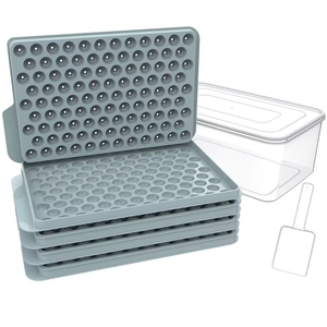 104 mini-bacs à glaçons, petits bacs à glaçons, bacs à glace pilée pour refroidir les boissons, le café et les jus - Product Image 1