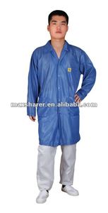 <span class=keywords><strong>ESD</strong></span> ملابس واقية من الاستاتيكيه بيضاء زرقاء اللون آمنة صحية ملابس للمستودعات غرف الأبحاث عامل سموك مخصص - Product Image 6