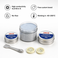 Nouvelle Arrivée Pâte Thermique Bleue Grise Rose Gel Thermique Graisse Thermique en Silicone pour Pavé Tactile d'Ordinateur
