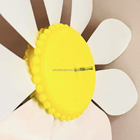 Moulin à vent pour enfants en plastique monocouche coloré - Roue à vent en forme de fleur brillante Décoration de jardin en plein air Toutes saisons