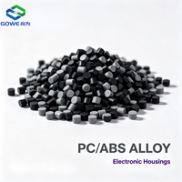 Granulés d'alliage PC/ABS, pastilles de polycarbonate mélangées pour boîtiers électroniques, fabrication OEM sur mesure