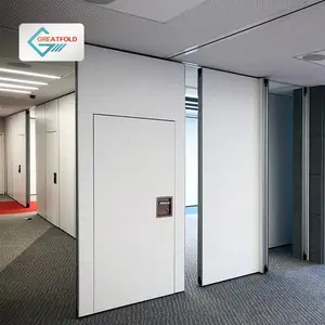 Acoustic Office Wall Fireproof Office HPL Panel Sliding Movable Partition Operable Partition Wall Partition Room