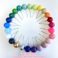 20 pièces/sac Boules factices de tailles mixtes 2 2,5 3 4 cm Or Argent Rose Bleu Boule Joyeux Anniversaire Décoration de gâteau Fournitures de décoration de gâteau