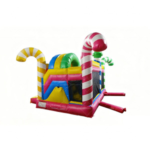 Château gonflable Lilytoys Candy Land avec toboggan, trampoline en PVC conforme aux normes CE pour location <span class=keywords><strong>de</strong></span> fêtes d'enfants - Product Image 4