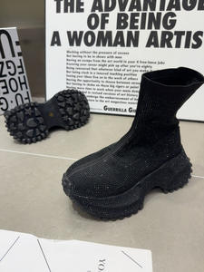 Botines de Plataforma con Pedrería Brillante para Mujer, Estilo Casual, Novedad 2026 - Product Image 3