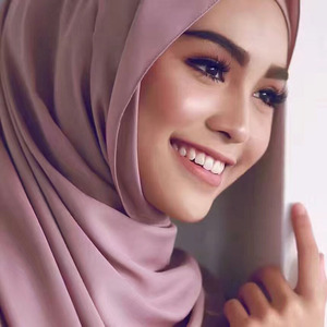 Shengmo ngọc trai voan bé Đường may 70*180cm đồng bằng hijab Muslim hijab khăn choàng nhà máy bán buôn tùy chỉnh thiết kế kích thước Logo - Product Image 1