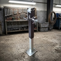 Nouvel accessoire pour remorque en acier : cric simple ou double roue pour remorque de bateau, capacité de charge maximale de 8000 lb