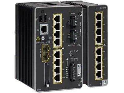 IE-3300-8T2S-E 10 100 1000Mbps 8-Port Stackable Managed Switch with 18Gbps Capacity VLAN Support QoS SNMP