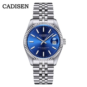 นาฬิกาข้อมือผู้ชาย CADISEN 8053 สีทอง ระบบจักรกล อัตโนมัติ หรูหรา สายสแตนเลส กันน้ำ - Product Image 1