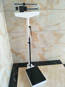 Balance à plate-forme mécanique 200KG avec compteur de hauteur 210CM - Product Image 3