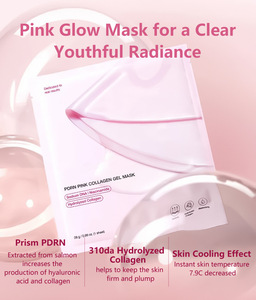 Hàn Quốc chăm sóc da cá hồi DNA qua đêm mặt nạ phát sáng độ đàn hồi da làm săn chắc và giữ ẩm pdrn Hồng Collagen mặt nạ - Product Image 2