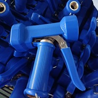 Pistolet de lavage industriel en laiton avec gâchette et protection de sécurité, résistant à l'eau chaude, pour l'entretien des usines alimentaires et des ateliers