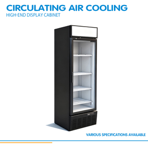 Exhibición <span class=keywords><strong>vertical</strong></span> de congeladores verticales comerciales del refrigerador de la bebida del escaparate del refrigerador con el <span class=keywords><strong>congelador</strong></span> de la puerta de cristal - Product Image 5