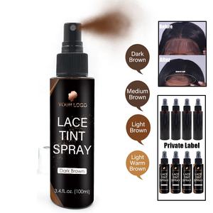 Marque privée Professionnel 100ml 4 Brun Couleur Teinture Aspect Naturel Cheveux <span class=keywords><strong>Spray</strong></span> <span class=keywords><strong>Perruque</strong></span> Dentelle Teinte <span class=keywords><strong>Spray</strong></span> Pour Différents Types De Peau - Product Image 2